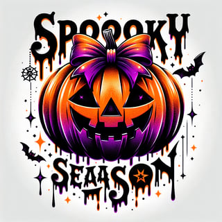 Stylized Halloween Jack-o'-Lantern