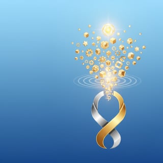 Gradient Blue Unlock Impact Icon