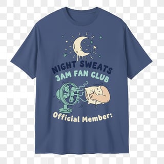 Funny Night-Sweat T-Shirt Graphic