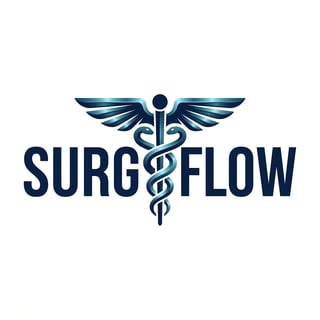Modern Landscape Logo with Caduceus