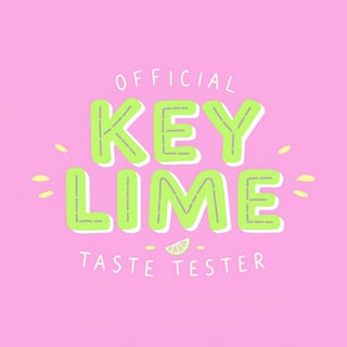 Key Lime Pie Taste Tester Design