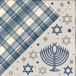 Seamless Hanukkah Wrap Design