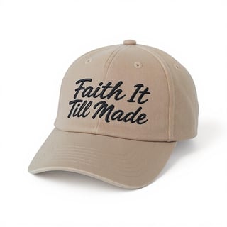Minimalist Embroidered Faith Hat