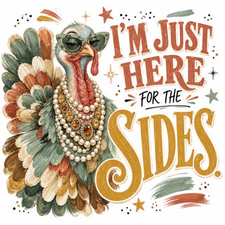 Turkey Diva Thanksgiving T-Shirt Graphic