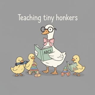 Preschool Teacher Goose Design