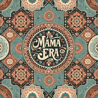 Moroccan Terracotta & Turquoise Pattern