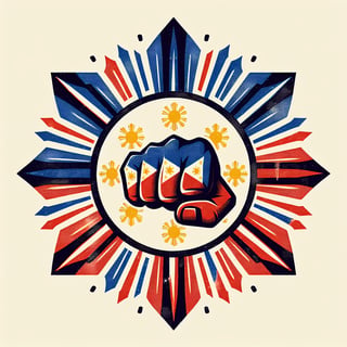 Vintage Philippines Flag Design