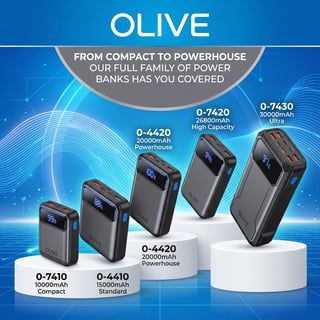 Black Power Banks Collection Display