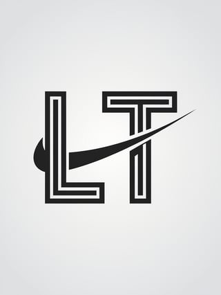 Modern LT Logo Design for Ticket Shop