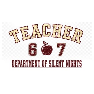 Vintage Collegiate Teacher Graphic