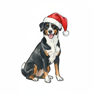 Dog Portrait in Watercolor