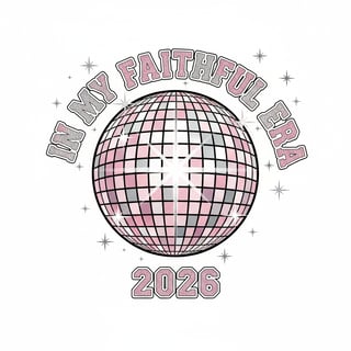 Silver Pink Disco Ball 2026