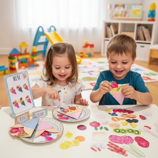 Kids Pretend Crêpe Shop Playset