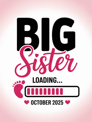 Big Sister Announcement Graphic