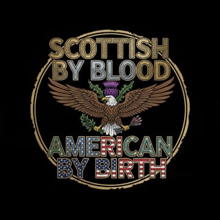 Scottish American Typography Design