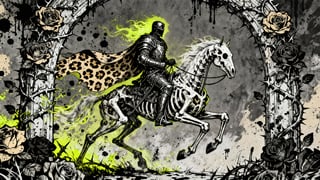 Gothic Spectral Knight Illustration