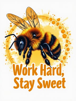 Honeybee T-Shirt Design