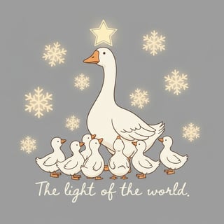 Bible Verse Christmas Goose Design