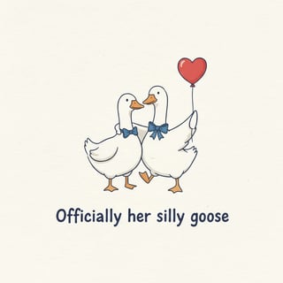 Boyfriend Theme Silly Goose Design