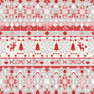 Nordic Christmas Pattern Design