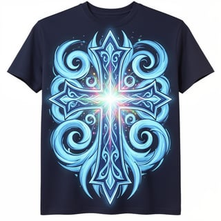 Symmetrical Fantasy Cross Illustration