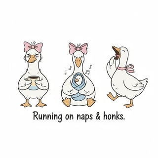 Funny New Mom Goose Design