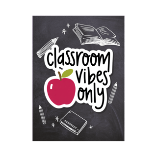 Classroom Vibes Typography Art