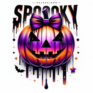 Stylized Halloween Jack-o'-Lantern