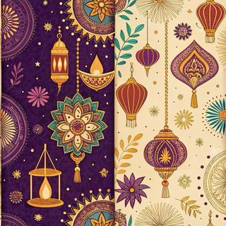 Seamless Diwali Celebration Wrap