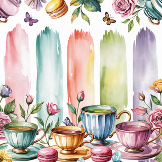 Seamless Watercolor Brushstroke Design
