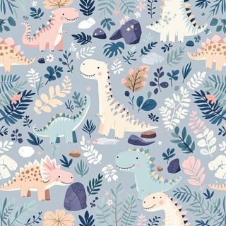 Fun Dinosaur Pattern for Kids