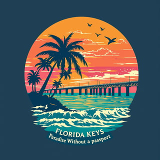 Florida Keys Vintage National Park Badge