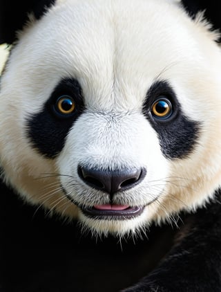 Happy Panda Face Image