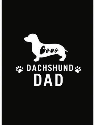 Stylish Dachshund Graphic Design