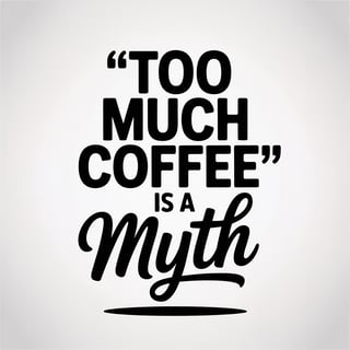 Minimalist Coffee Quote Design