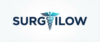Modern Landscape Logo with Caduceus