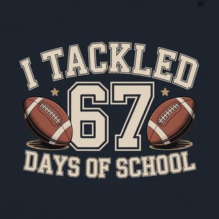 Vintage Football T-Shirt Design