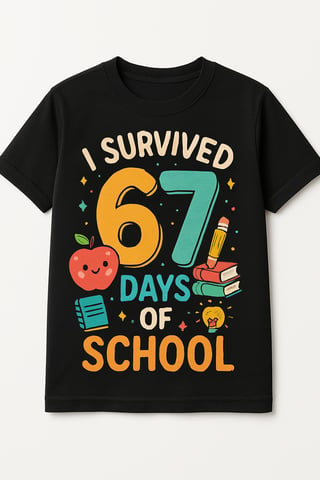 Cute Black T-Shirt Design