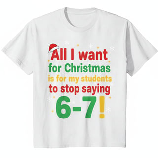 Funny Christmas Teacher Shirt Design