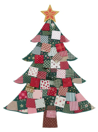 Festive Patchwork Christmas Trees