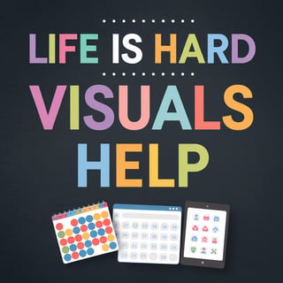 Life is Hard, Visuals Help Artwork