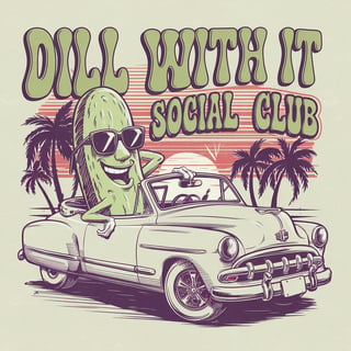 Cool Pickle Retro Design
