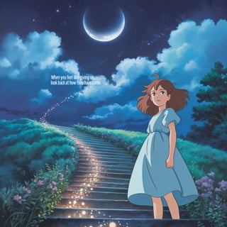 Studio Ghibli Inspired Dreamy Nightscape