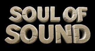 3D Sandstone Letters 'Soul Of Sound'