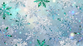 Winter Snowflake Seamless Pattern