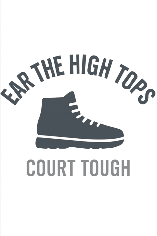 Bold Basketball High Tops Design