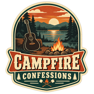 Campfire Confessions Vintage Decal
