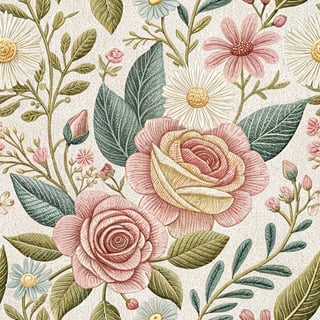 Embroidered 'Home Sweet Home' Design