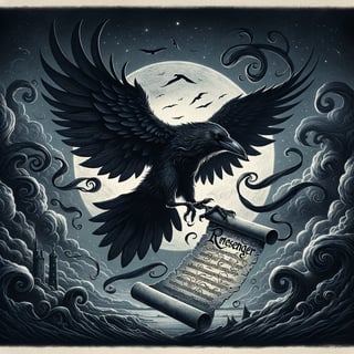 Raven Messenger of the Dead