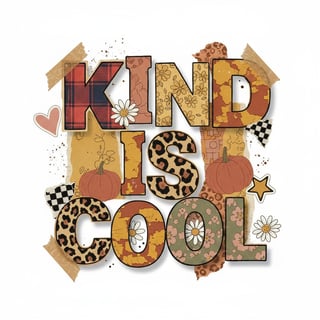 Retro Grungy Leopard Collage Poster